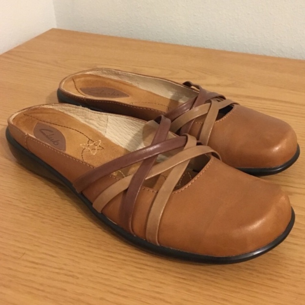 Clark’s Slip On Leather Shoes